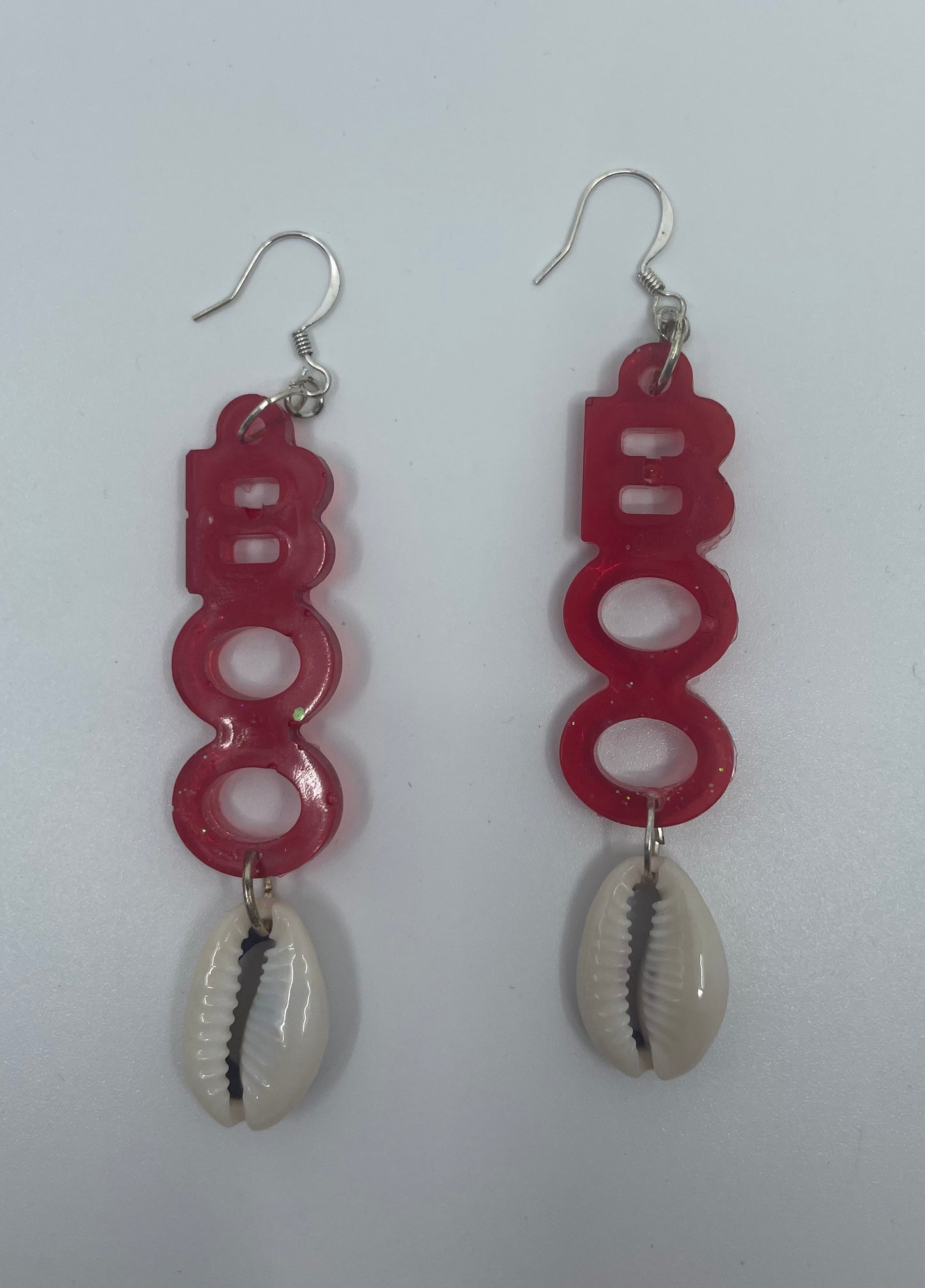BOO Cowrie Shell Dangle Earrings